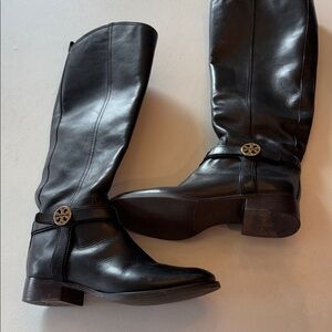 Tory Burch Black riding  Boots